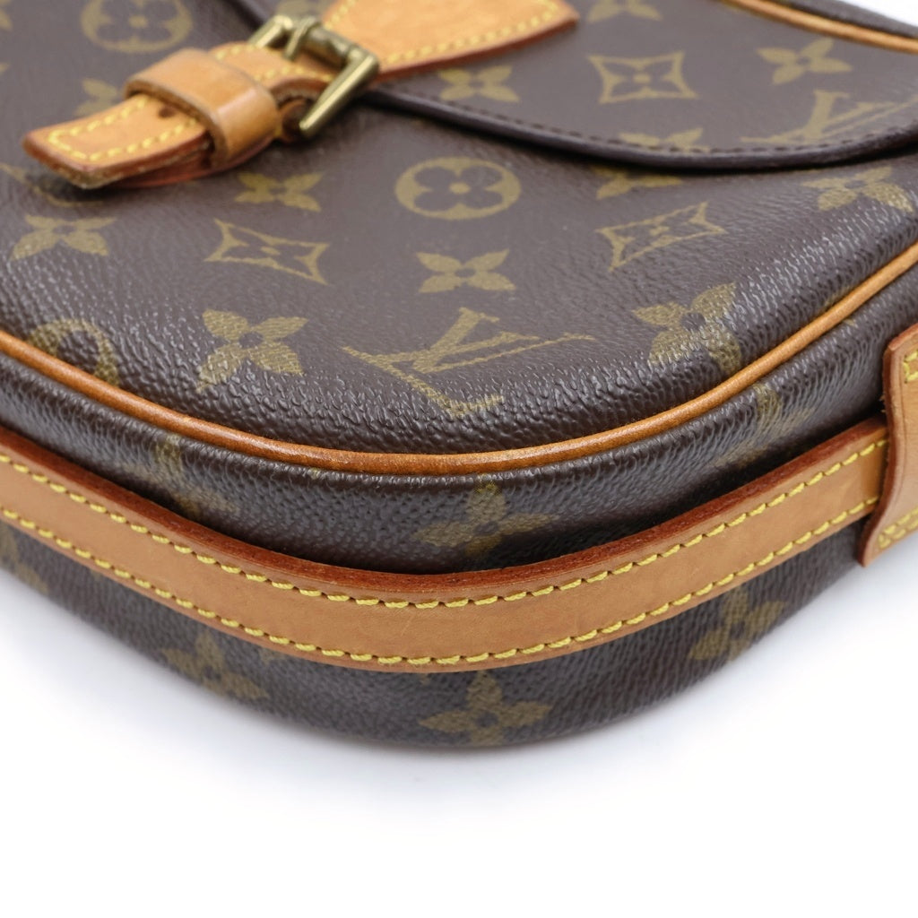 LOUIS VUITTON(ルイヴィトン) モノグラム ジュヌフィーユ PVC レザー ショルダーバッグ ブラウン M51226 レディース