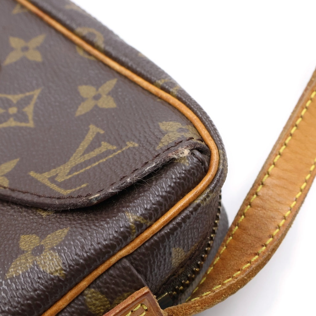 LOUIS VUITTON(ルイヴィトン) モノグラム ジュヌフィーユ PVC レザー ショルダーバッグ ブラウン M51226 レディース