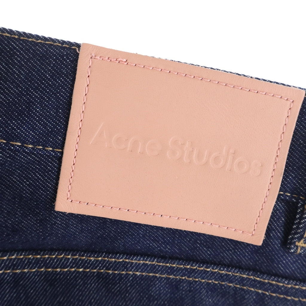 Acne Studios(アクネ ストゥディオズ) レギュラーフィット ボタンフライ デニムパンツ ジーンズ インディゴ B00402
