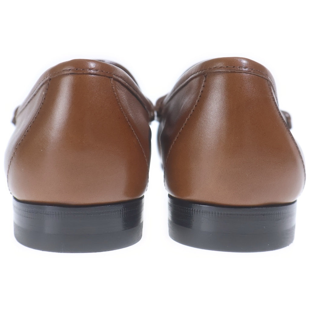 GUCCI(グッチ) Horsebit Loafer ホースビットローファー シューズ 革靴 レザー ゴールド金具 ブラウン レディース