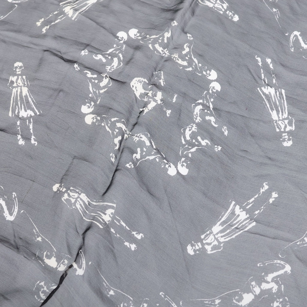 CHROME HEARTS(クロムハーツ) FOTI SILK SCARF フォティプリント シルクスカーフ ブラック/ホワイト