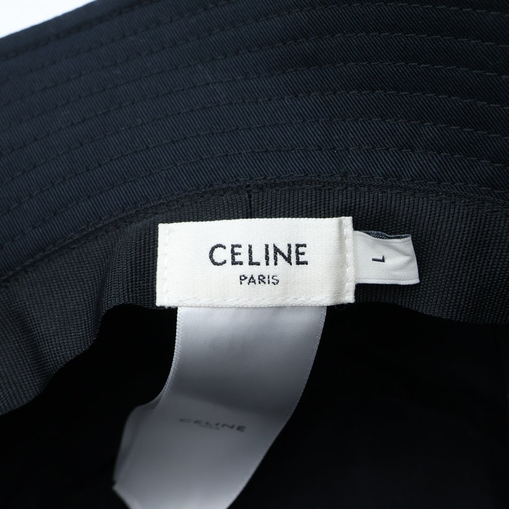 CELINE(セリーヌ) トリオンフ ハット コットン ブラック 2AUE5968P レディース