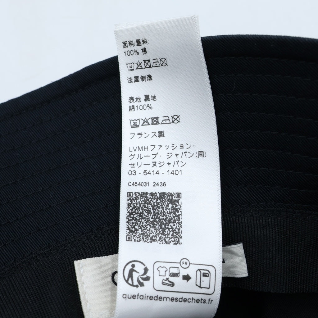 CELINE(セリーヌ) トリオンフ ハット コットン ブラック 2AUE5968P レディース