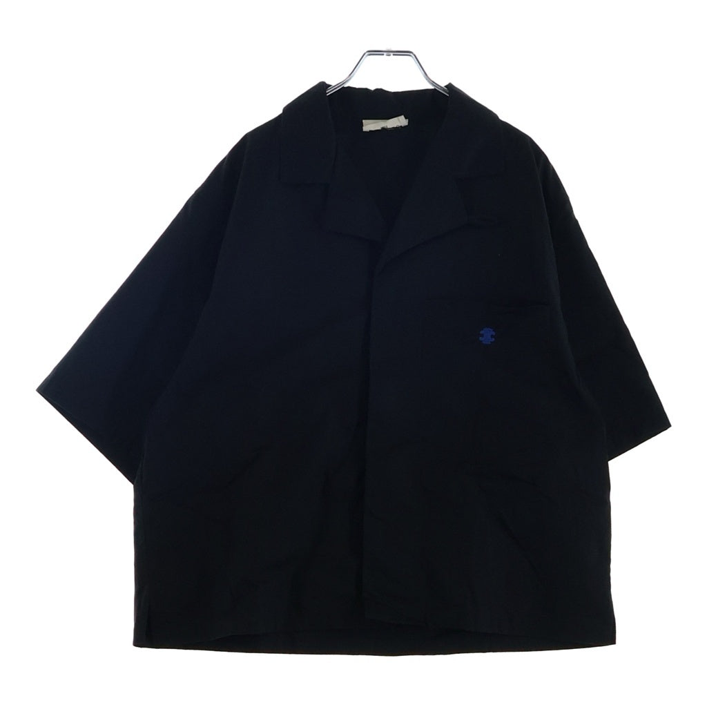 CELINE(セリーヌ) トリオンフ 半袖シャツ ブラック コットン RC0CA204I