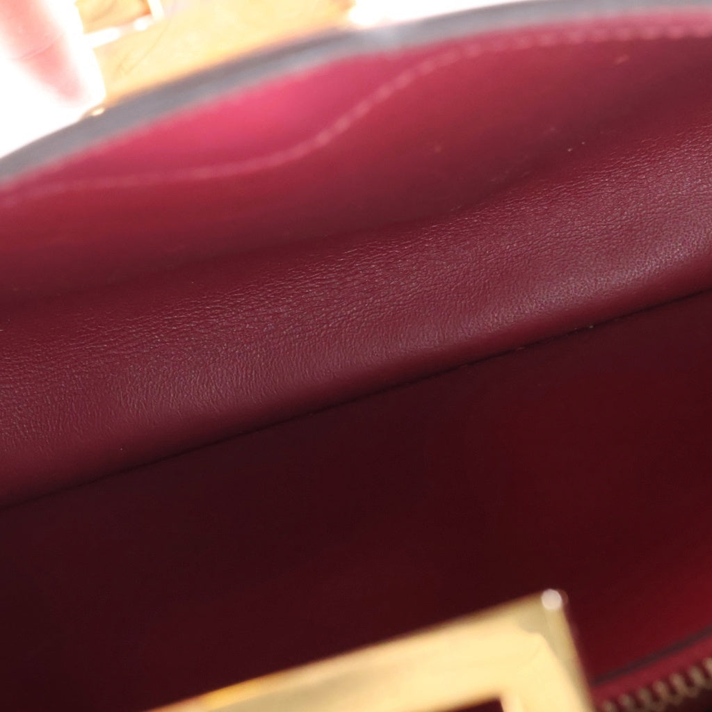 Salvatore Ferragamo(サルヴァトーレ フェラガモ) ガンチーニ ワンショルダーバッグ ハンドバッグ ピンク レザー EZ-21 0926 ゴールド金具 レディース