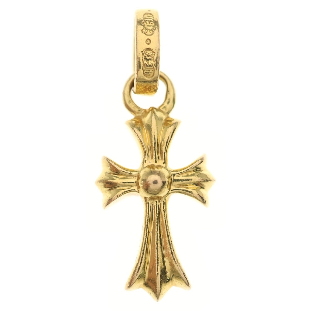 CHROME HEARTS(クロムハーツ) 22K CRS BBYFAT P/DIA ベイビーファットクロス PAVEダイヤ ペンダントトップ ゴールド BCA035 レディース