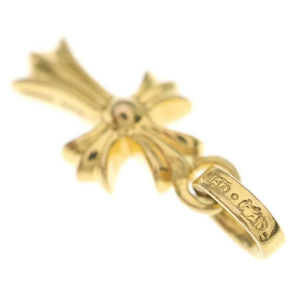 CHROME HEARTS(クロムハーツ) 22K CRS BBYFAT P/DIA ベイビーファットクロス PAVEダイヤ ペンダントトップ ゴールド BCA035 レディース