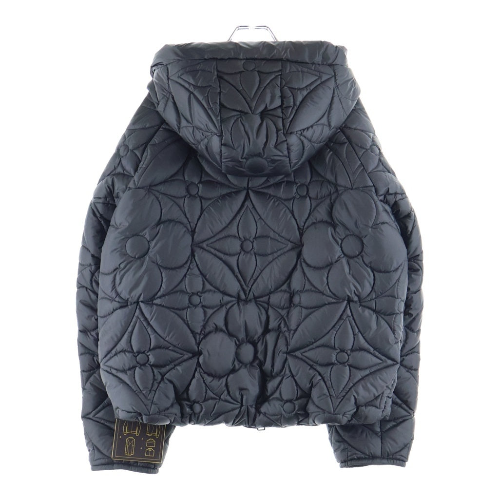 LOUIS VUITTON(ルイヴィトン) 19AW モノグラム リバーシブル パファージャケット ダウンジャケット フード ジップアップ ブラック HIB47WRSB