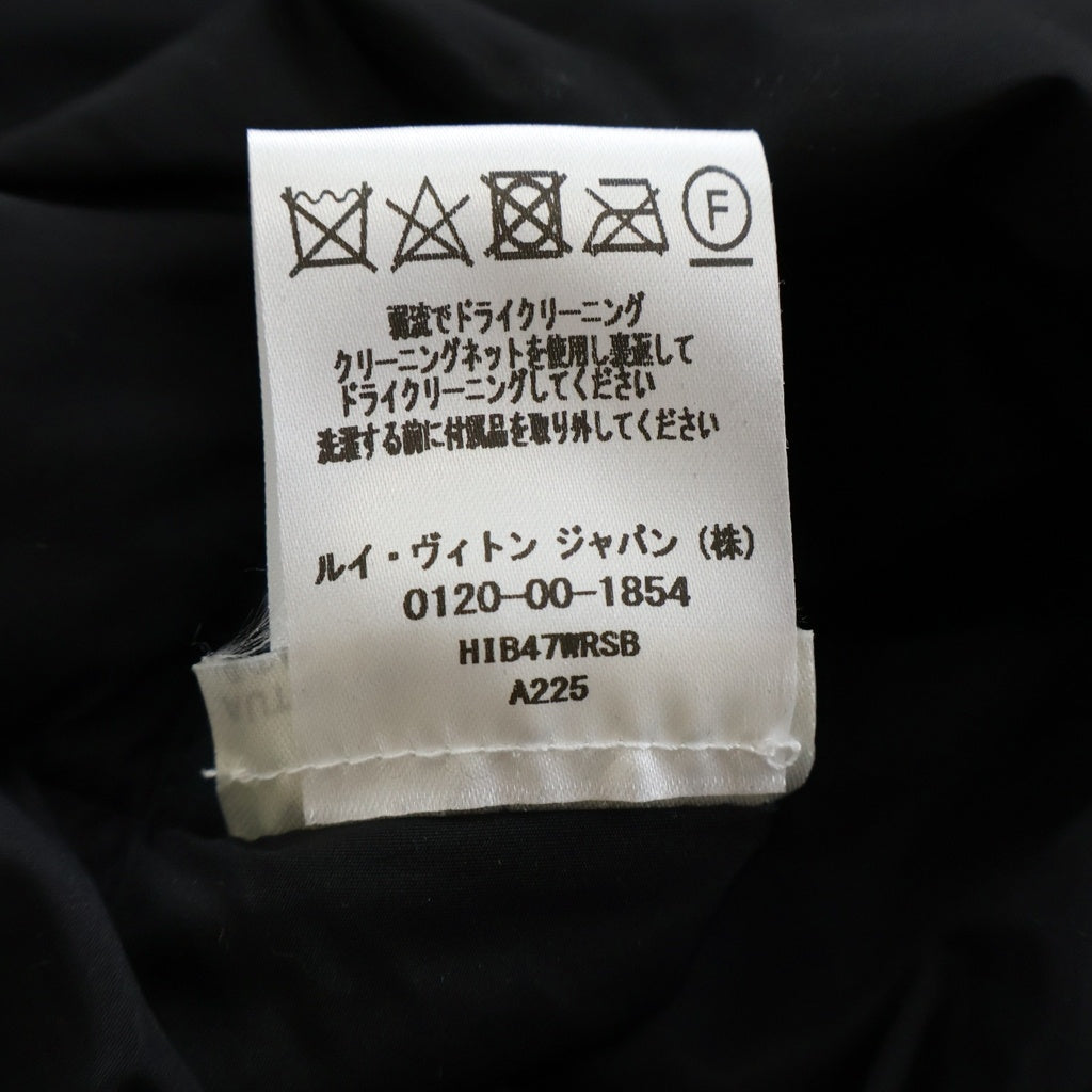 LOUIS VUITTON(ルイヴィトン) 19AW モノグラム リバーシブル パファージャケット ダウンジャケット フード ジップアップ ブラック HIB47WRSB