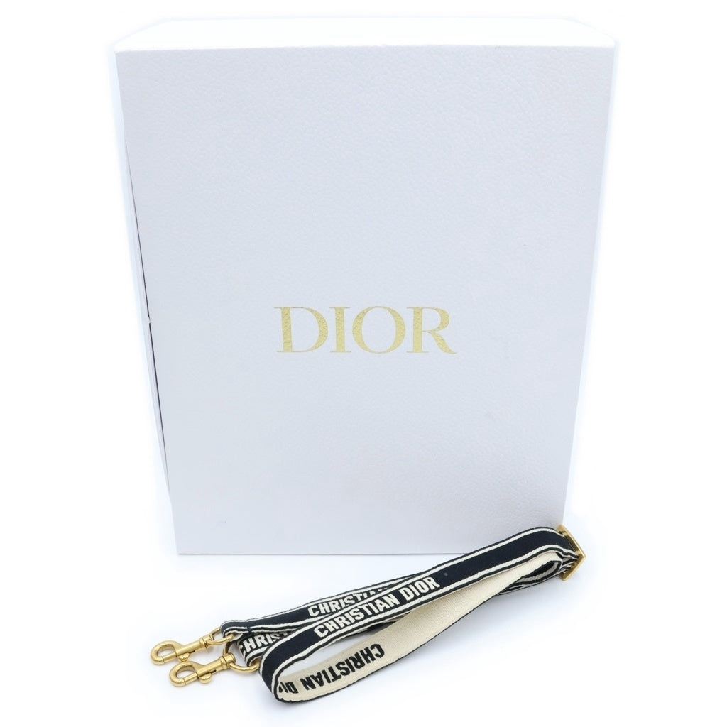 Christian Dior(クリスチャンディオール) ブックトート スモール ハンドバッグ ショルダーバッグ 2WAY トワル ドゥ ジュイ キャンバス×レザー ホワイト×ブラック レディース