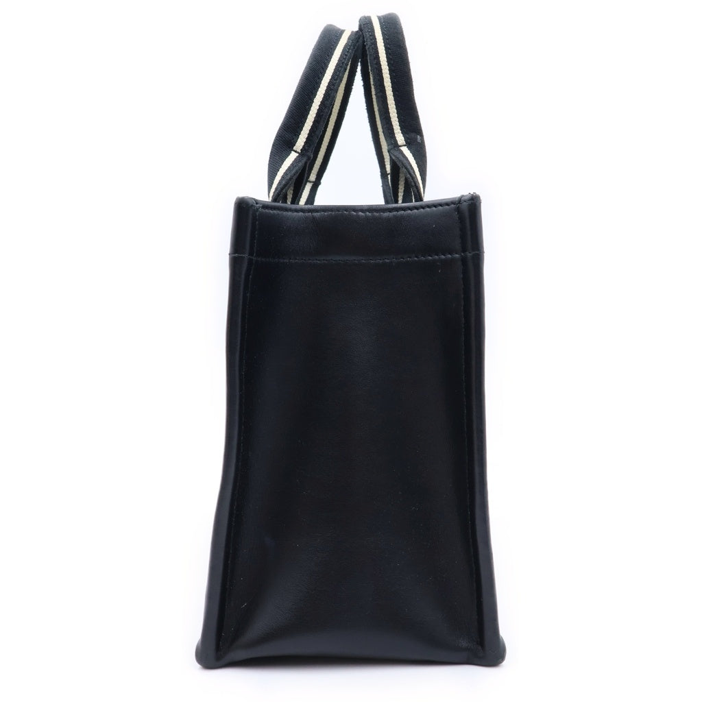 Christian Dior(クリスチャンディオール) ブックトート スモール ハンドバッグ ショルダーバッグ 2WAY トワル ドゥ ジュイ キャンバス×レザー ホワイト×ブラック レディース
