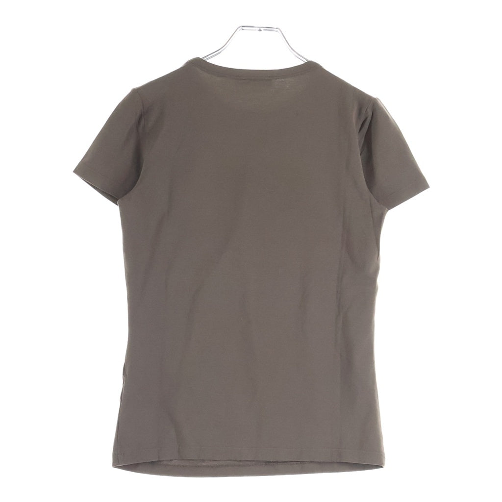 CELINE(セリーヌ) エンブレム刺繍Tシャツ ブラウン コットン 29A192213 レディース