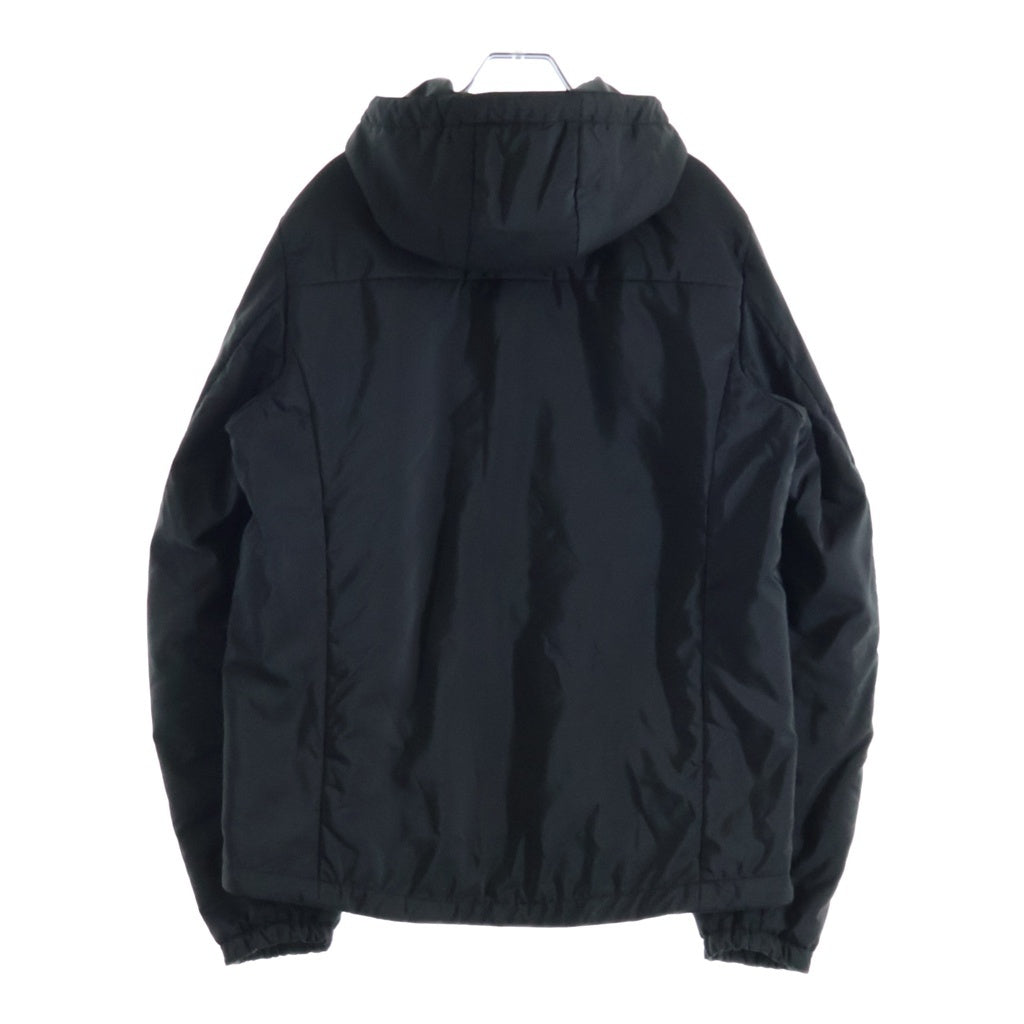 PRADA(プラダ) トライアングルロゴ リバーシブル フーデッド ブルゾンジャケット ナイロン ブラック SGB224
