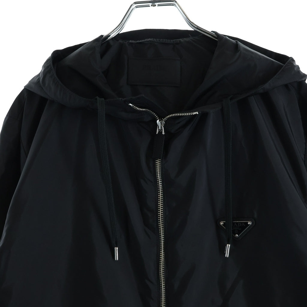 PRADA(プラダ) リナイロン フード ブルゾン ジャケット ブラックSGC220 S231