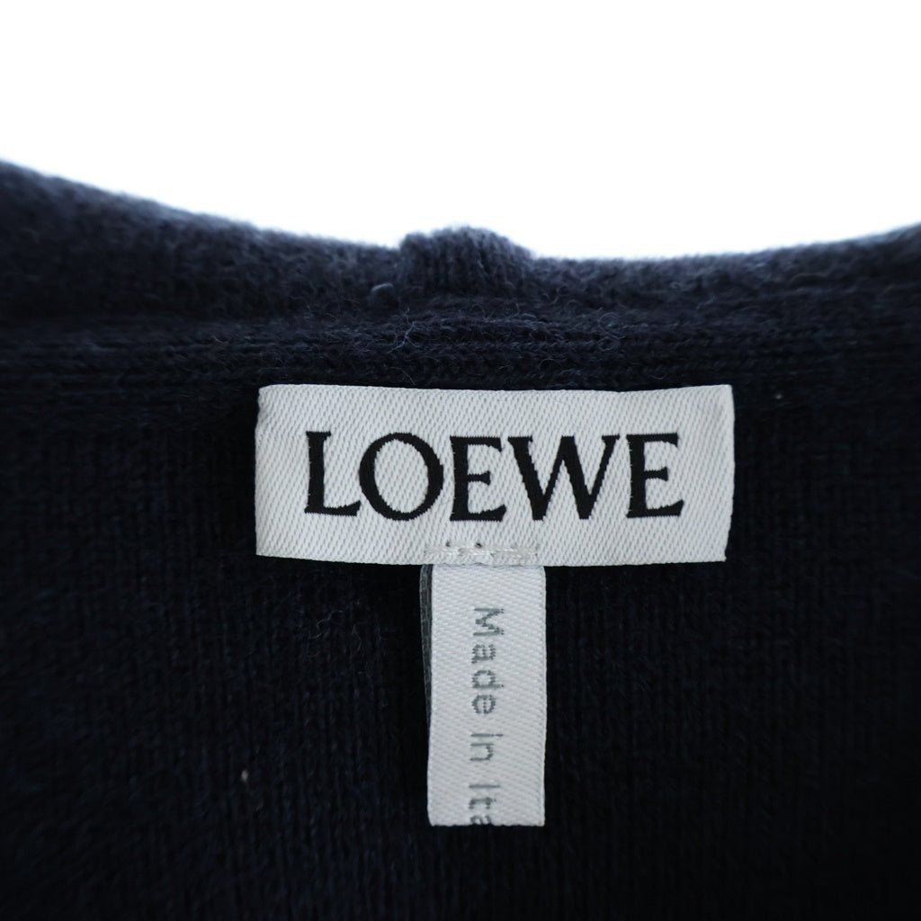 LOEWE(ロエベ) アナグラム ジップアップ フーディー パーカー ネイビー ポリエステル H526Y16KAT