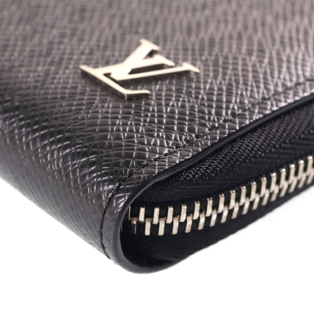LOUIS VUITTON(ルイヴィトン) タイガ ジッピードラゴンヌ ジッピーウォレット 長財布 ブラック レザー M69409 レディース