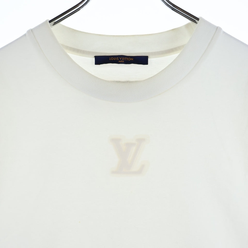 LOUIS VUITTON(ルイヴィトン) エンボスLV ロゴ Tシャツ カットソー ホワイト #M RM222Q DT3 HNY55W