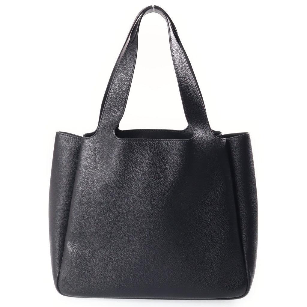 PRADA(プラダ) トートバッグ ヴィッテロ ハンドバッグ ブラック レザー 1BG338 シルバー金具 レディース