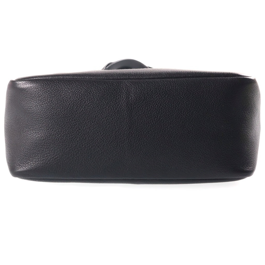 PRADA(プラダ) トートバッグ ヴィッテロ ハンドバッグ ブラック レザー 1BG338 シルバー金具 レディース