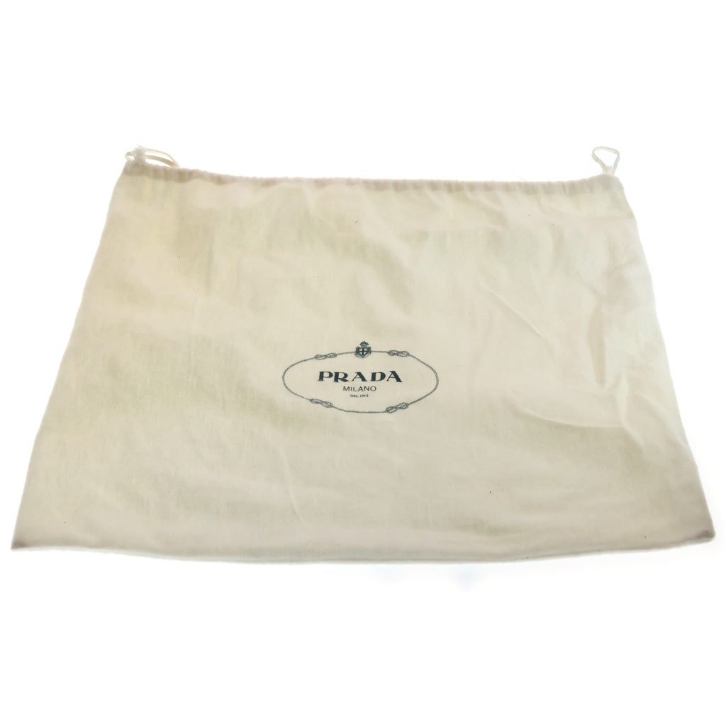 PRADA(プラダ) トートバッグ ヴィッテロ ハンドバッグ ブラック レザー 1BG338 シルバー金具 レディース