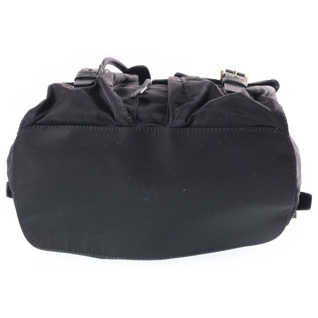 PRADA(プラダ) テスートナイロン リュックサック バックパック ブラック 1BZ677 シルバー金具 レディース