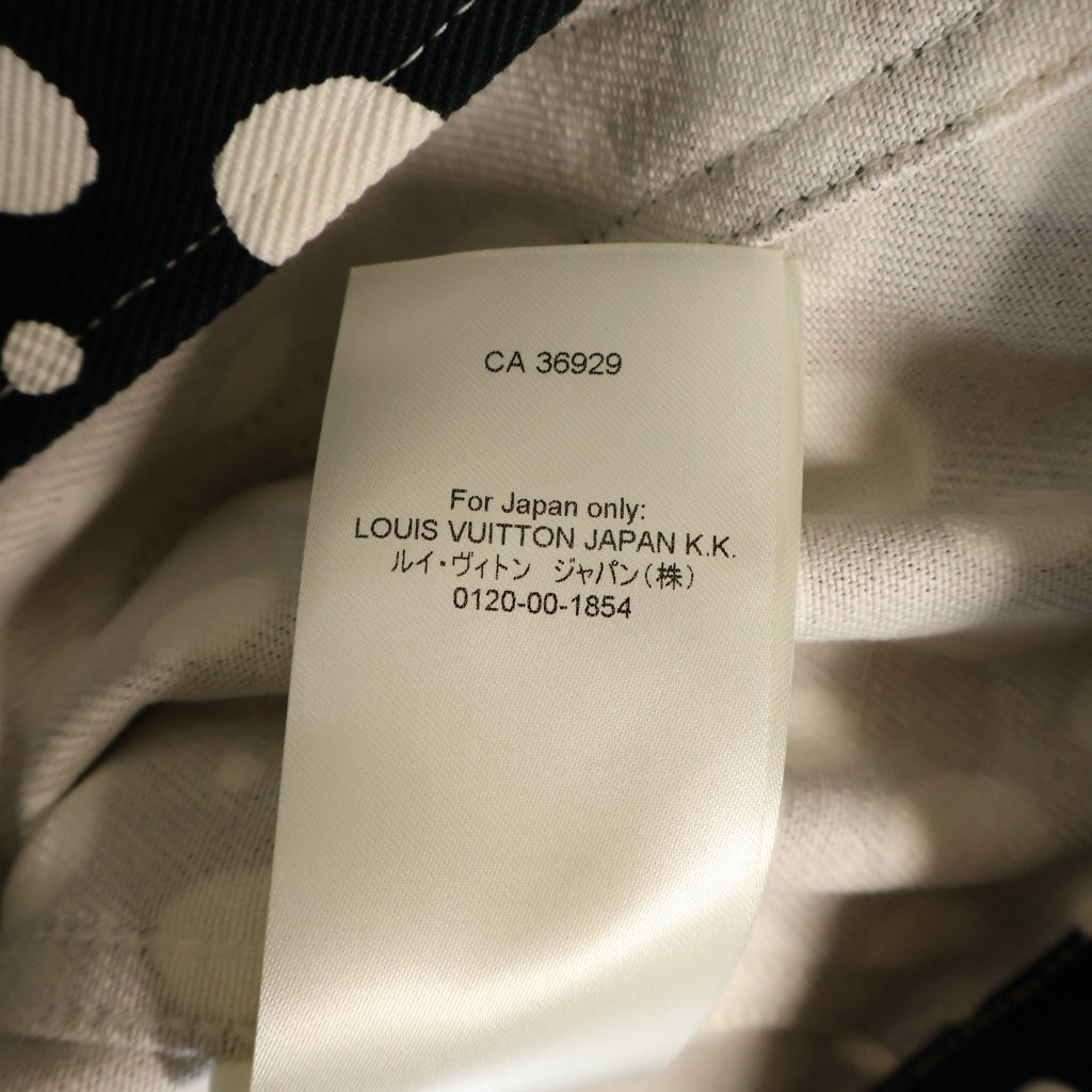 LOUIS VUITTON(ルイヴィトン) ×YK インフィニティドット ジップアップ ノーカラージャケット コットン ブラック/ホワイト RW231J U84 FOJA32 レディース