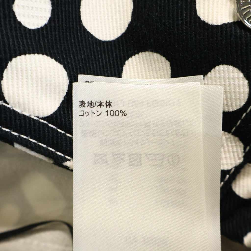LOUIS VUITTON(ルイヴィトン) ×YK インフィニティドット デニム総柄スカート コットン ブラック/ホワイト RW231J U84 FOSK17 レディース