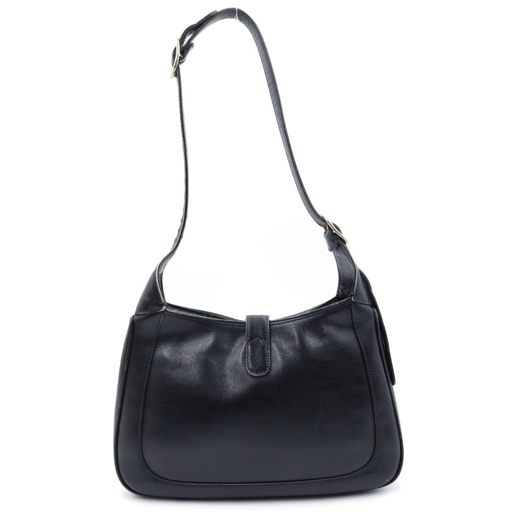 GUCCI(グッチ) ジャッキー 1961 ショルダーバッグ ブラック レザー ゴールド金具 レディース