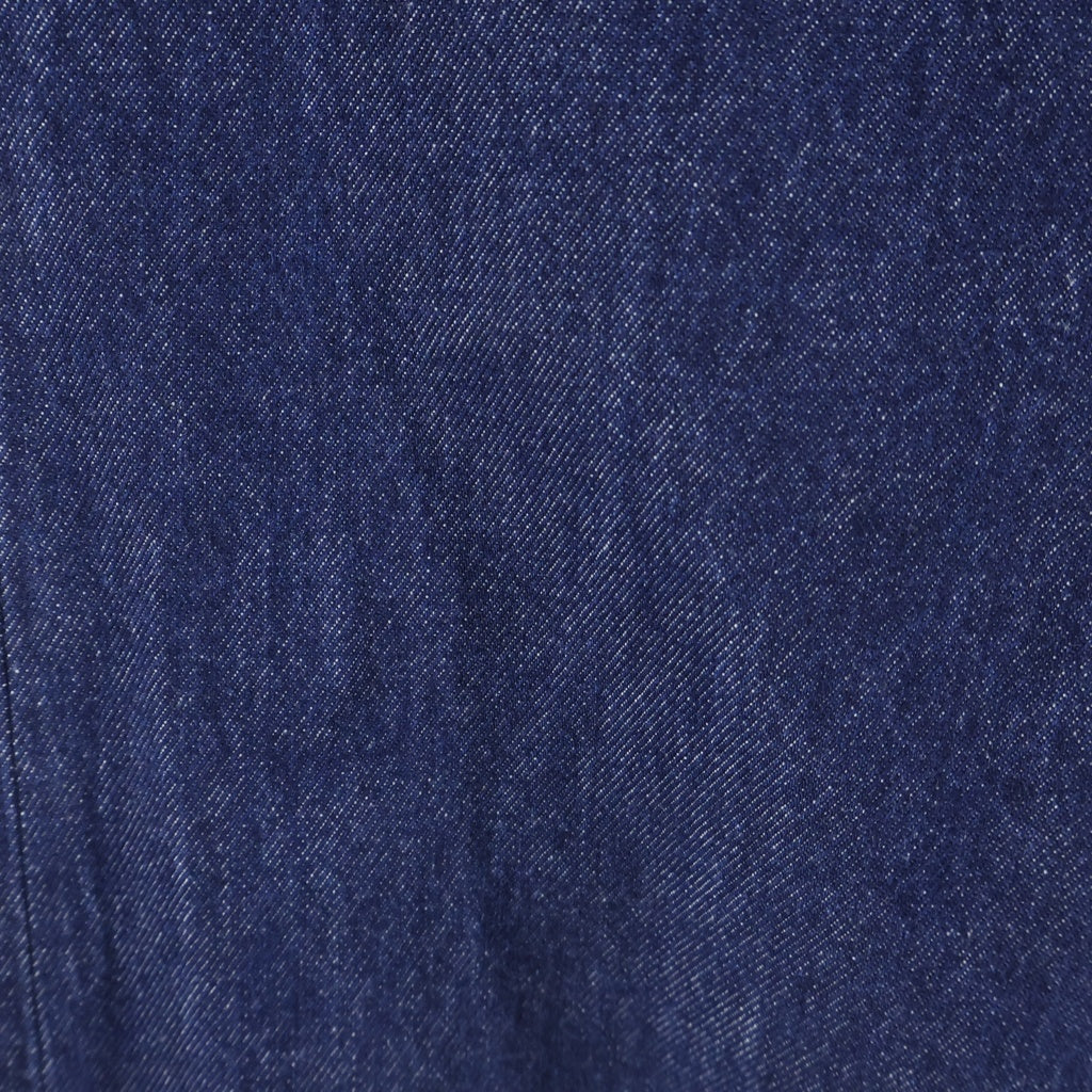 Acne Studios(アクネ ストゥディオズ) 2021F レギュラーフィットジーンズ デニムパンツ レザーロゴパッチ ボタンフライ ブルー A00522 レディース