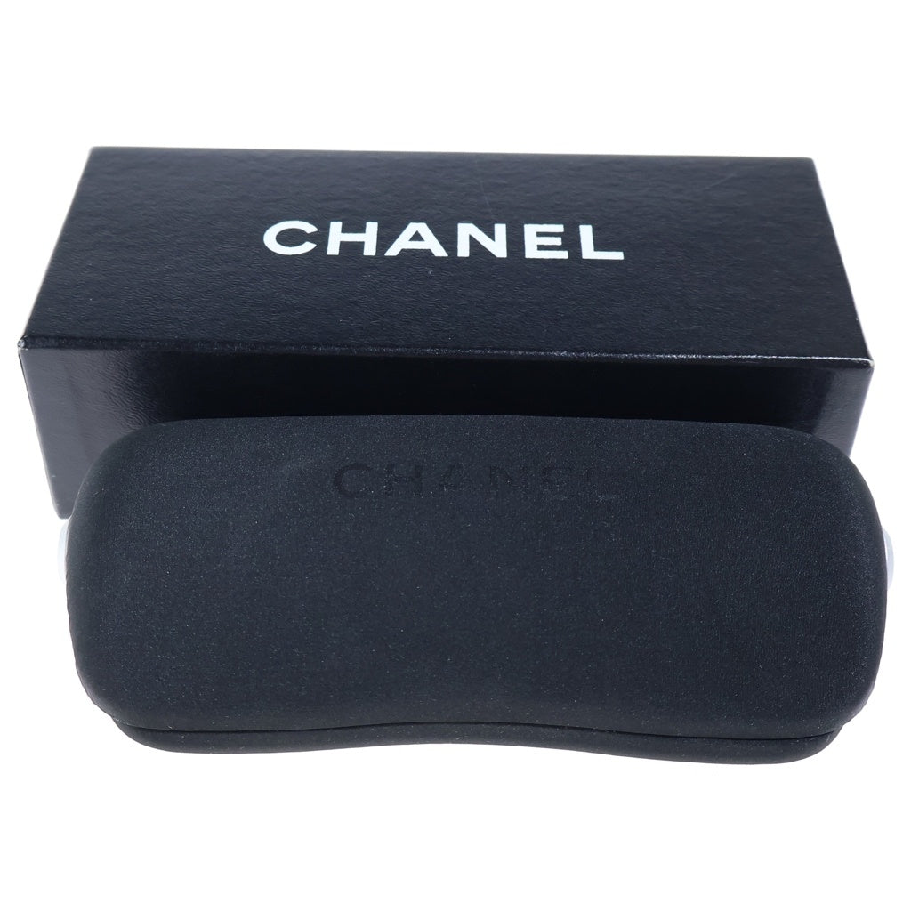 CHANEL(シャネル) チョコバー スクエアフレーム サングラス アイウェア 56□16-135 ブラック/パープル 5028 レディース