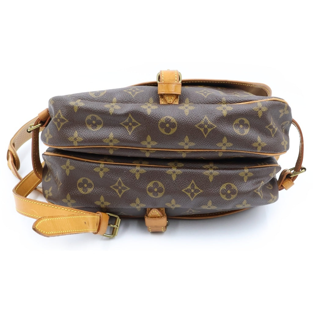 LOUIS VUITTON(ルイヴィトン) ソミュール30 ショルダーバック PVC レザー ブラウン M42256 レディース