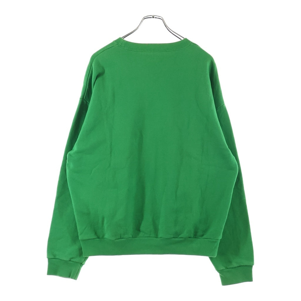 GUCCI(グッチ) フロントロゴプリント クルーネックトレーナー スウェット グリーン CA37394 レディース