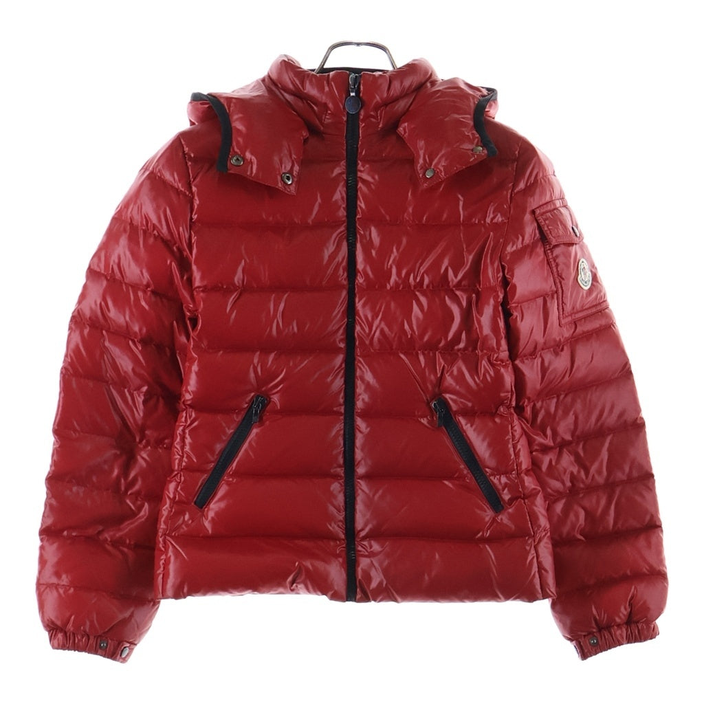 MONCLER(モンクレール) BADY バディ フード付き ダウンジャケット ロゴ コミックラベル レッド 429534632205 レディース