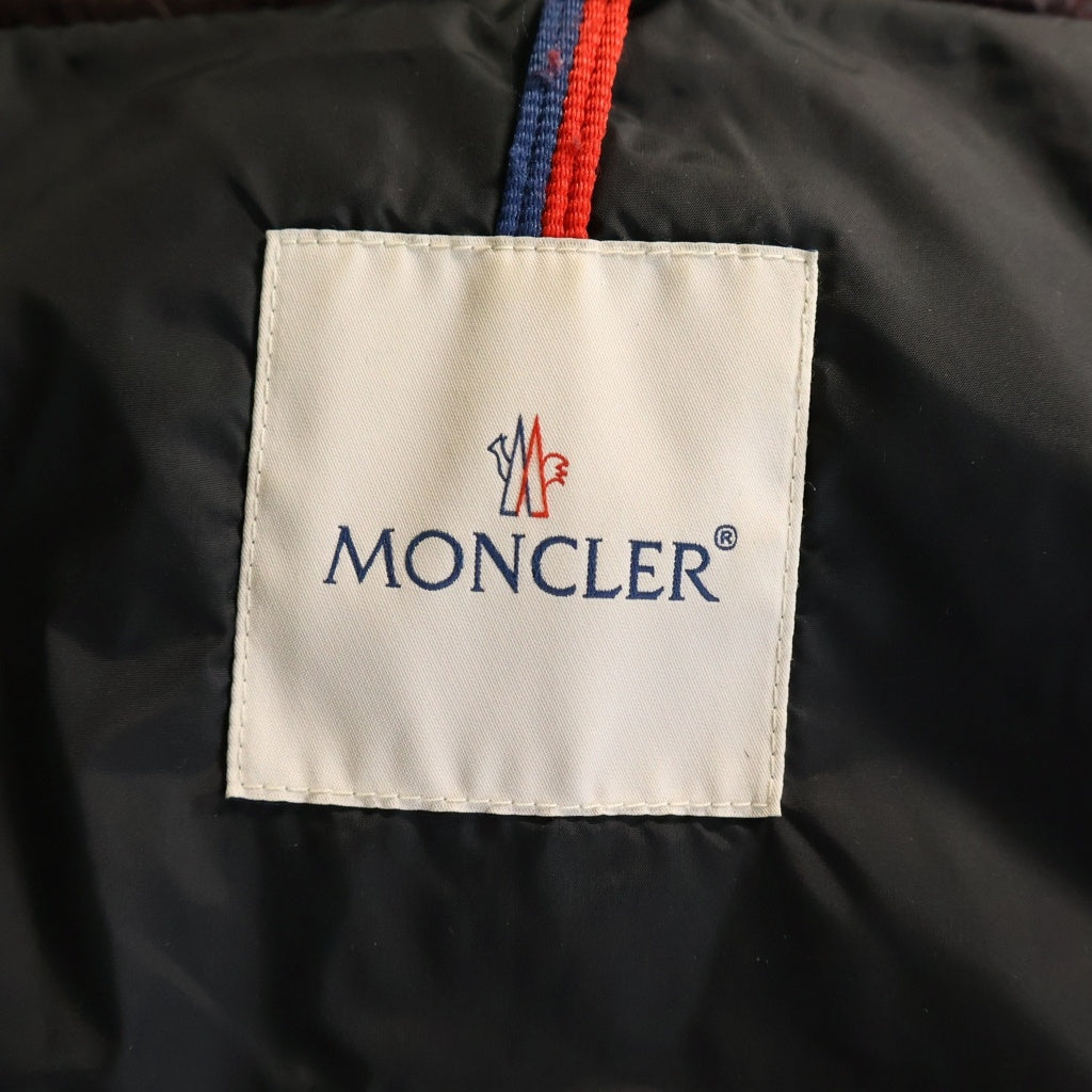 MONCLER(モンクレール) DANAE ダナエ ショートダウンジャケット ジップアップ ナイロン 17年製 ボルドー C20934696505 レディース