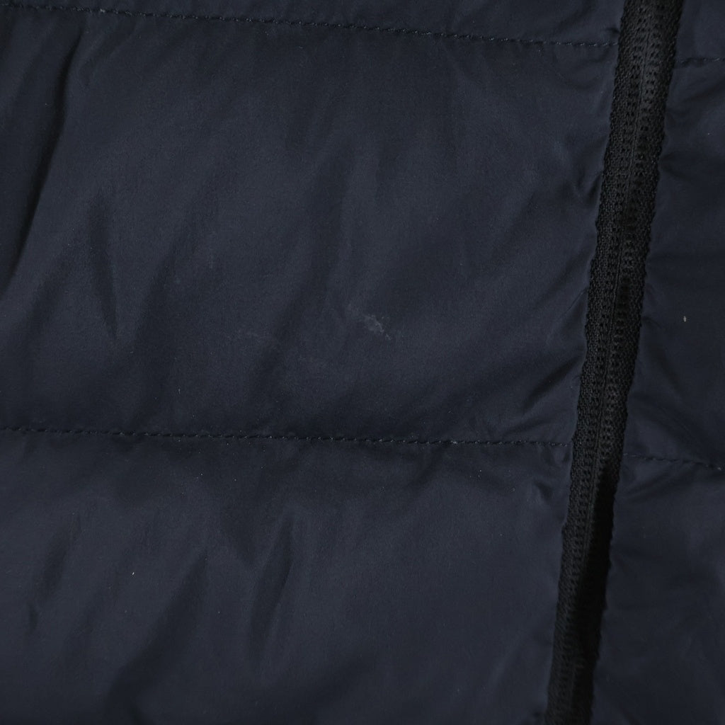 MONCLER(モンクレール) 21AW ラバーワッペンロゴ ニット切り替え ジップアップ ダウンジャケット ブラック G20919B00007 M1131