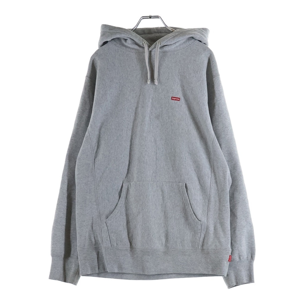 SUPREME(シュプリーム) Small Box Logo Hooded Sweatshirt スモールボックスロゴ刺繍 プルオーバー スウェットパーカー フーディー グレー