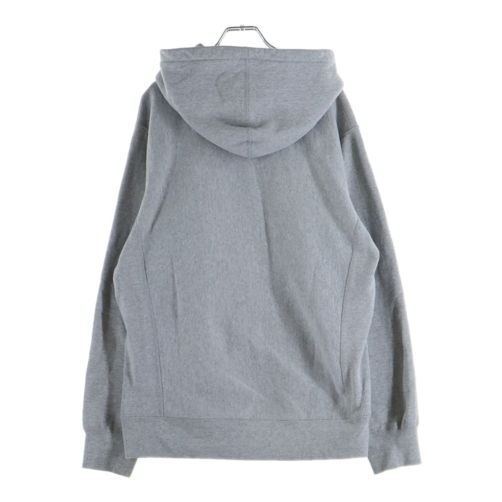 SUPREME(シュプリーム) Small Box Logo Hooded Sweatshirt スモールボックスロゴ刺繍 プルオーバー スウェットパーカー フーディー グレー
