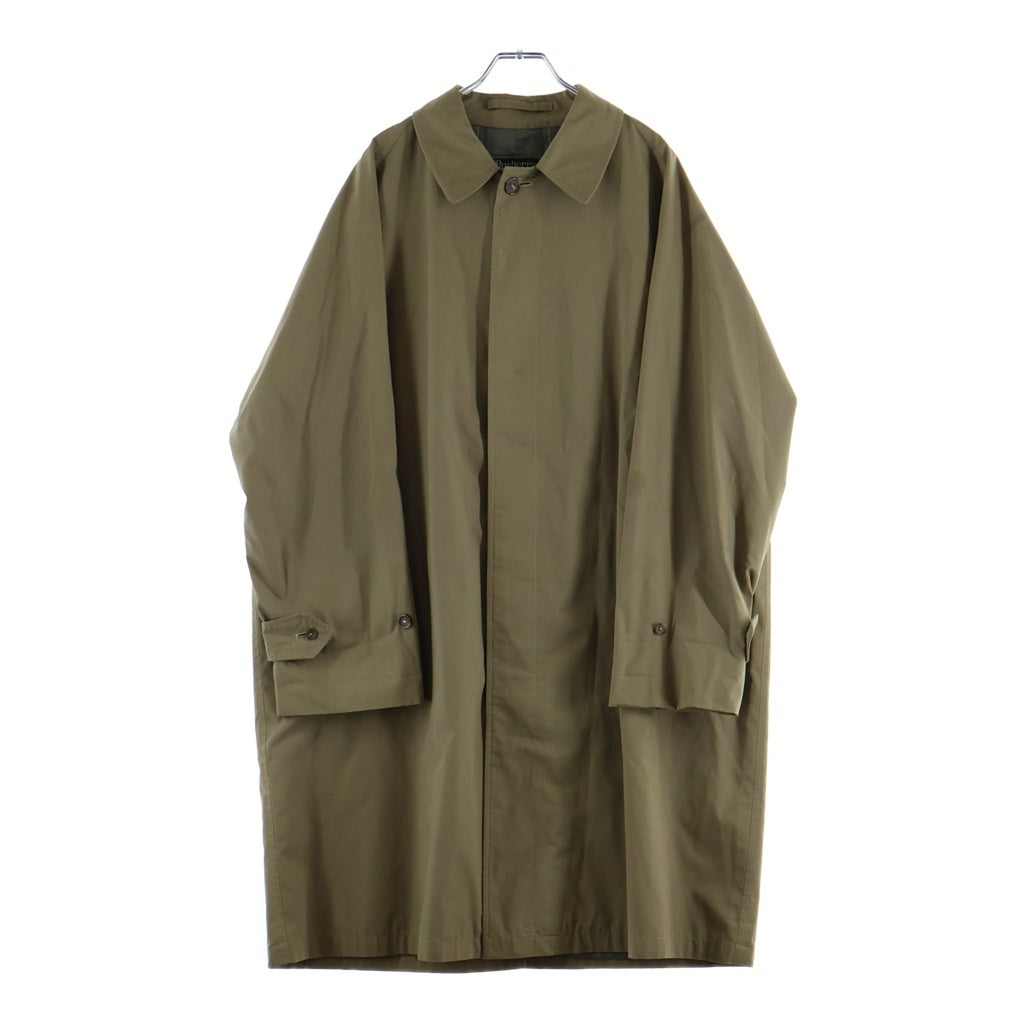 BURBERRY(バーバリー) 裏地ノバチェック総柄 コットン ステンカラーコート ベージュ