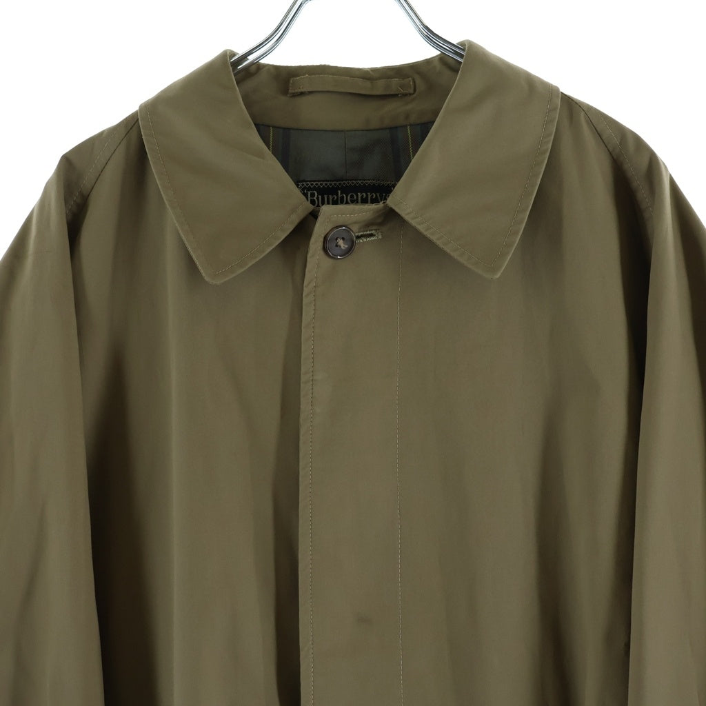 BURBERRY(バーバリー) 裏地ノバチェック総柄 コットン ステンカラーコート ベージュ