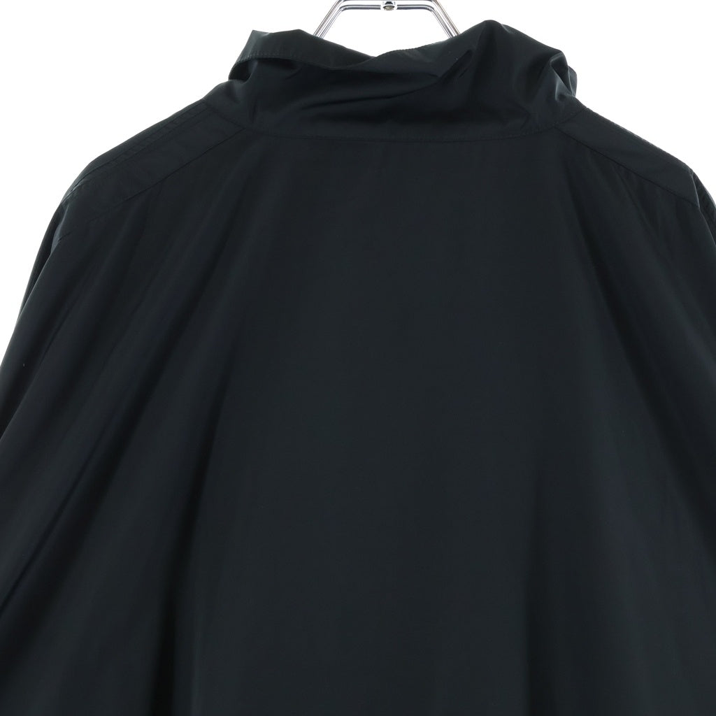 BALENCIAGA(バレンシアガ) Logo Zip-Up Jacket ロゴジップアップジャケット ブルゾン オーバーサイズ ポリエステル ブラック 725302