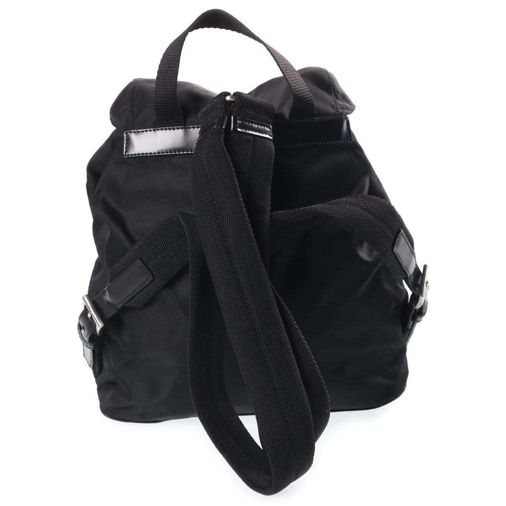 PRADA(プラダ) テスート バックパック リュックサック ナイロン レザー ブラック B6677 レディース
