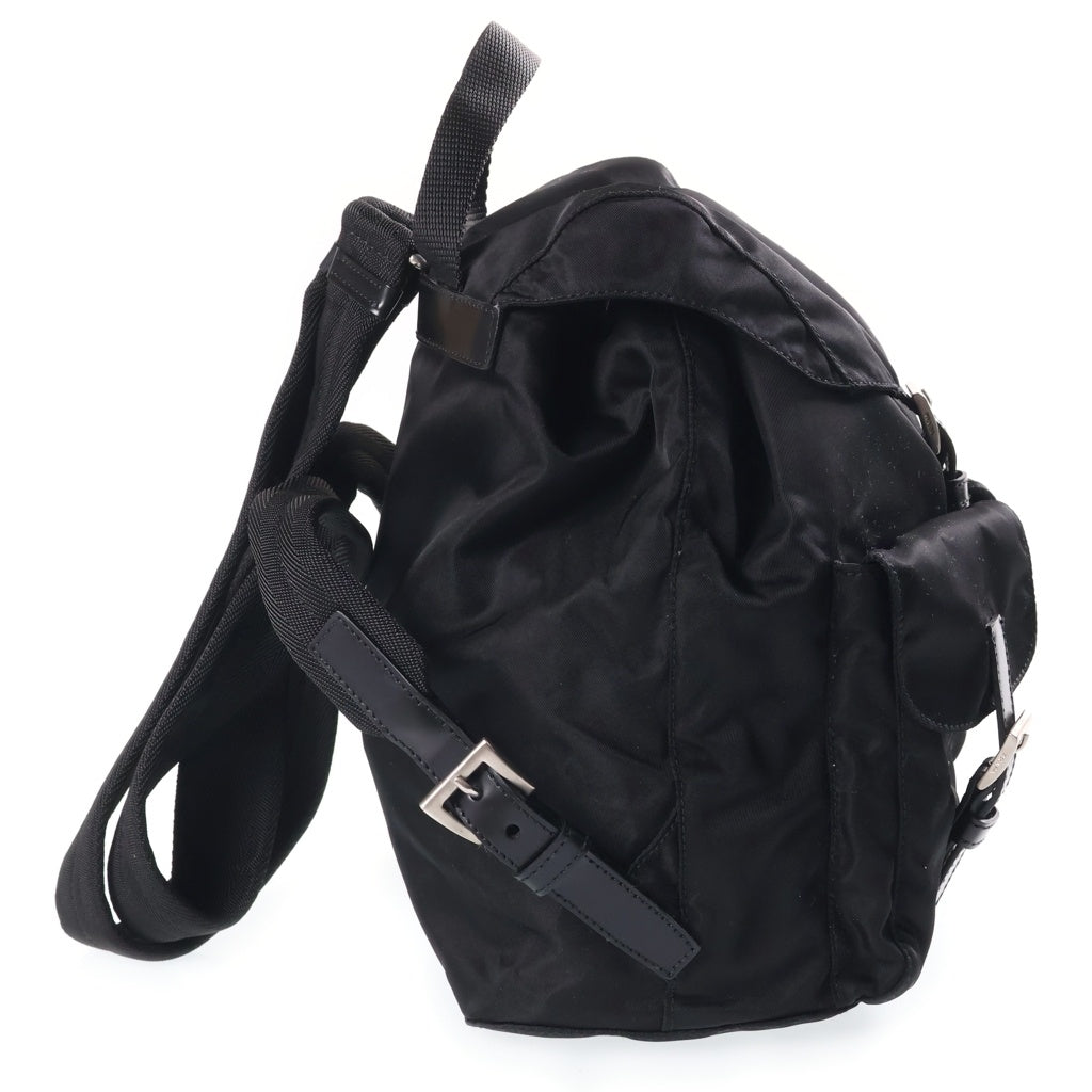 PRADA(プラダ) テスート バックパック リュックサック ナイロン レザー ブラック B6677 レディース