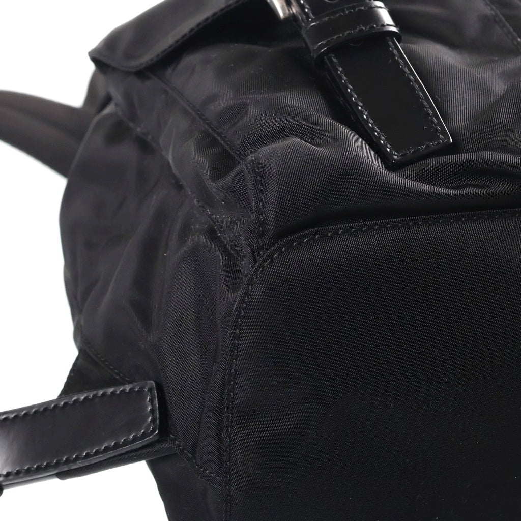 PRADA(プラダ) テスート バックパック リュックサック ナイロン レザー ブラック B6677 レディース