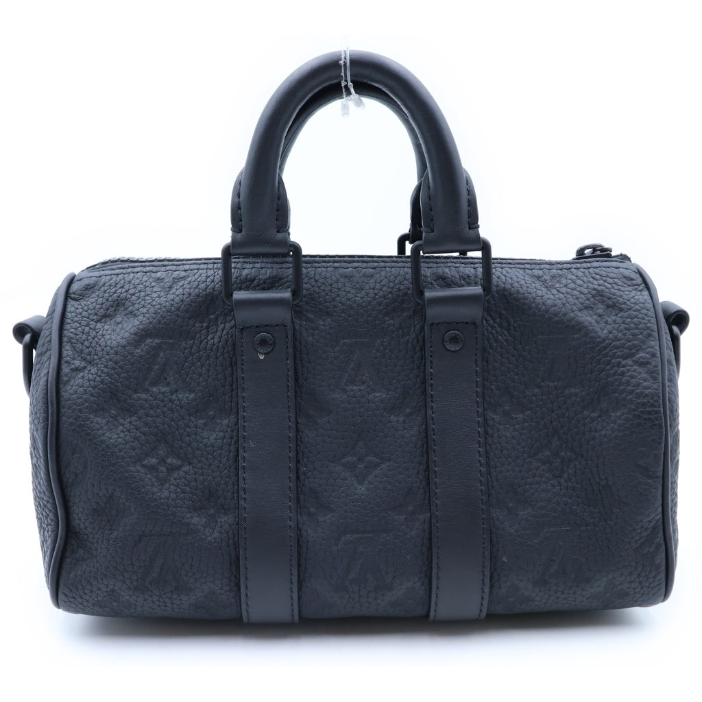 LOUIS VUITTON(ルイヴィトン) キーポル バンドリエール25 ボストンバック 2wayショルダー モノグラムトリヨン ブラック M20900 レディース