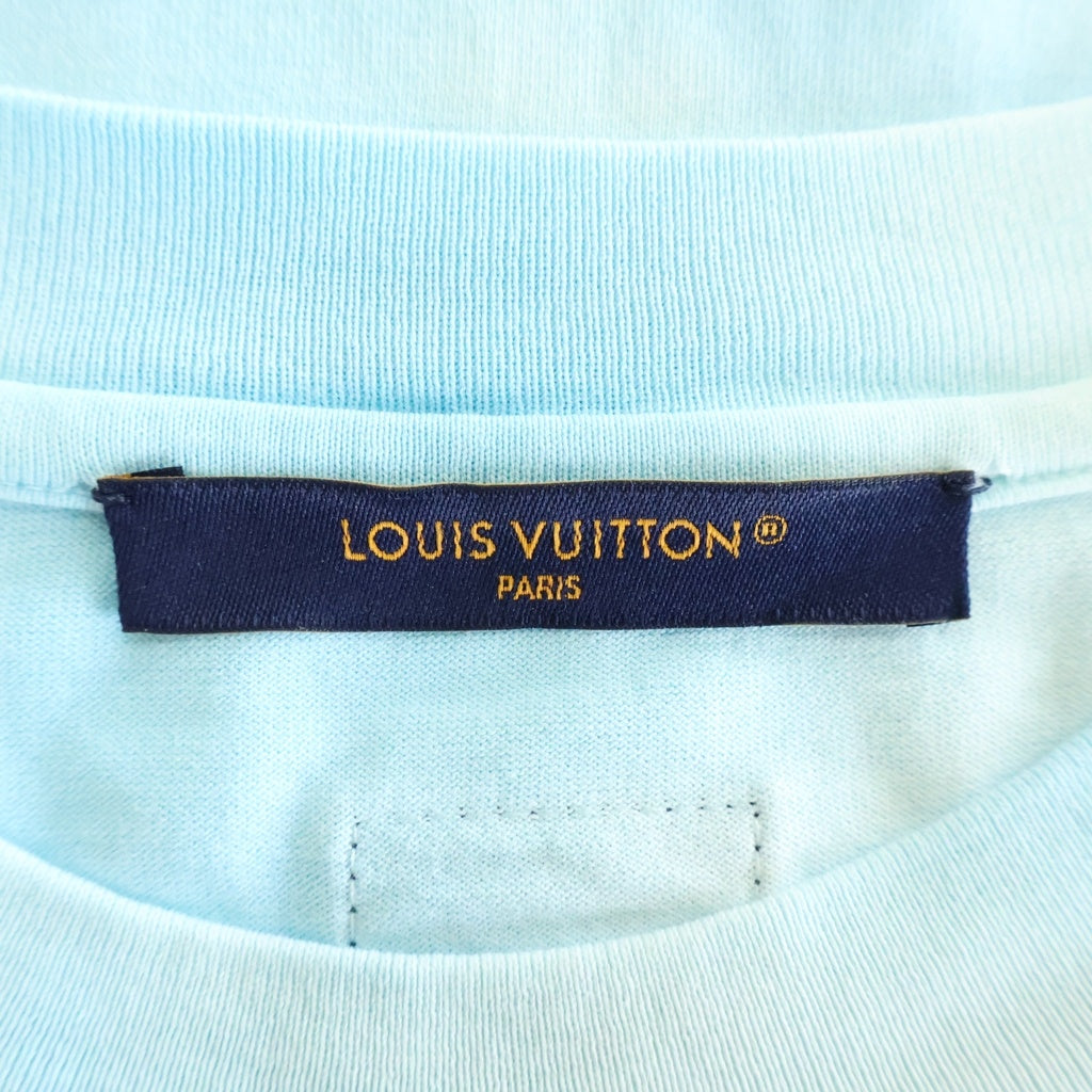 LOUIS VUITTON(ルイヴィトン) 26SS TIE-DYE PRINTED T-SHIRT タイダイ染め クルーネック半袖Tシャツ カットソー ターコイズ RM261M NPG HUY76W