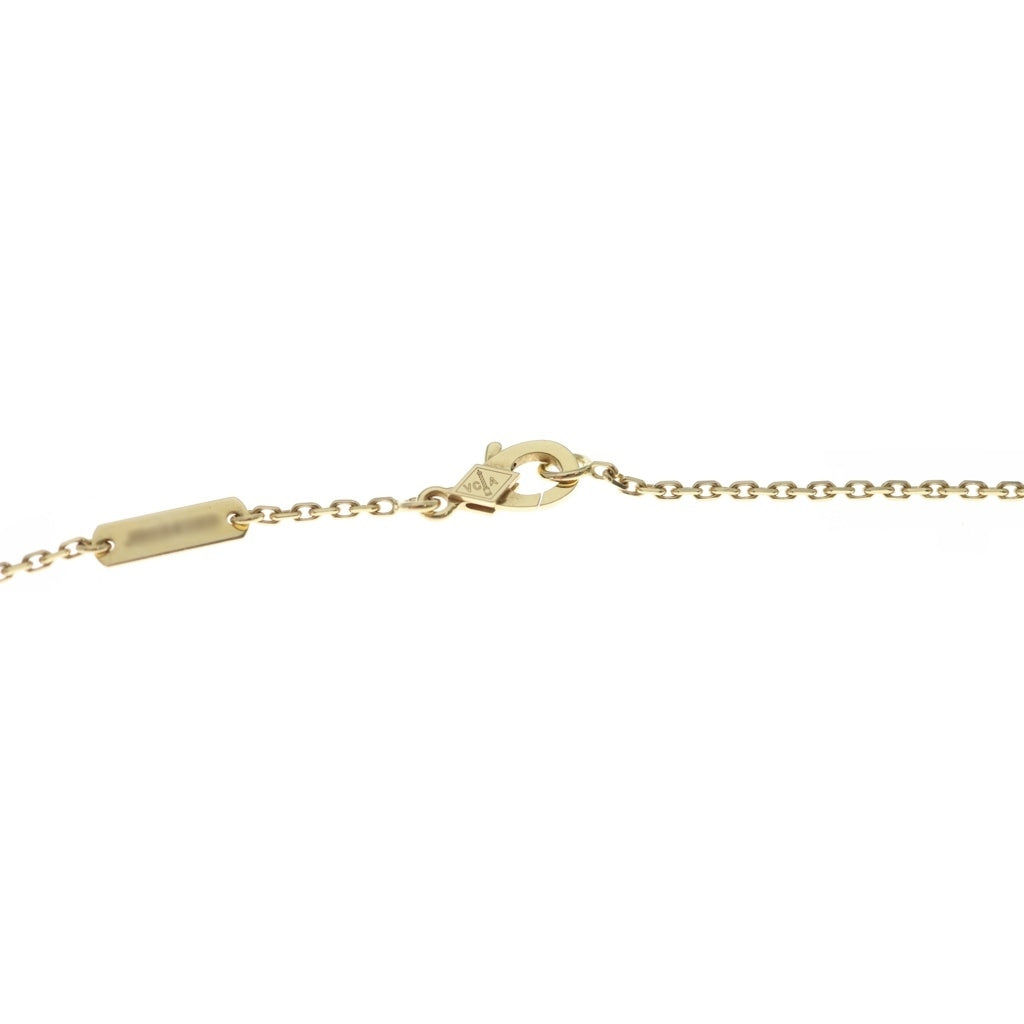 Van Cleef & Arpels(ヴァンクリーフアンドアーペル) ヴィンテージアルハンブラ ネックレス ペンダント ギョーシェ K18イエローゴールド ゴールド VCARP4KL00 レディース