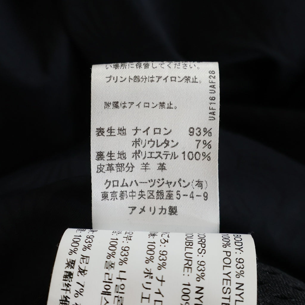 CHROME HEARTS(クロムハーツ) RIGGINS FBRC ENGLISH PRINT NYLON COACH JACKET CH総柄 オールドイングリッシュプリント ナイロンコーチジャケット ブラック
