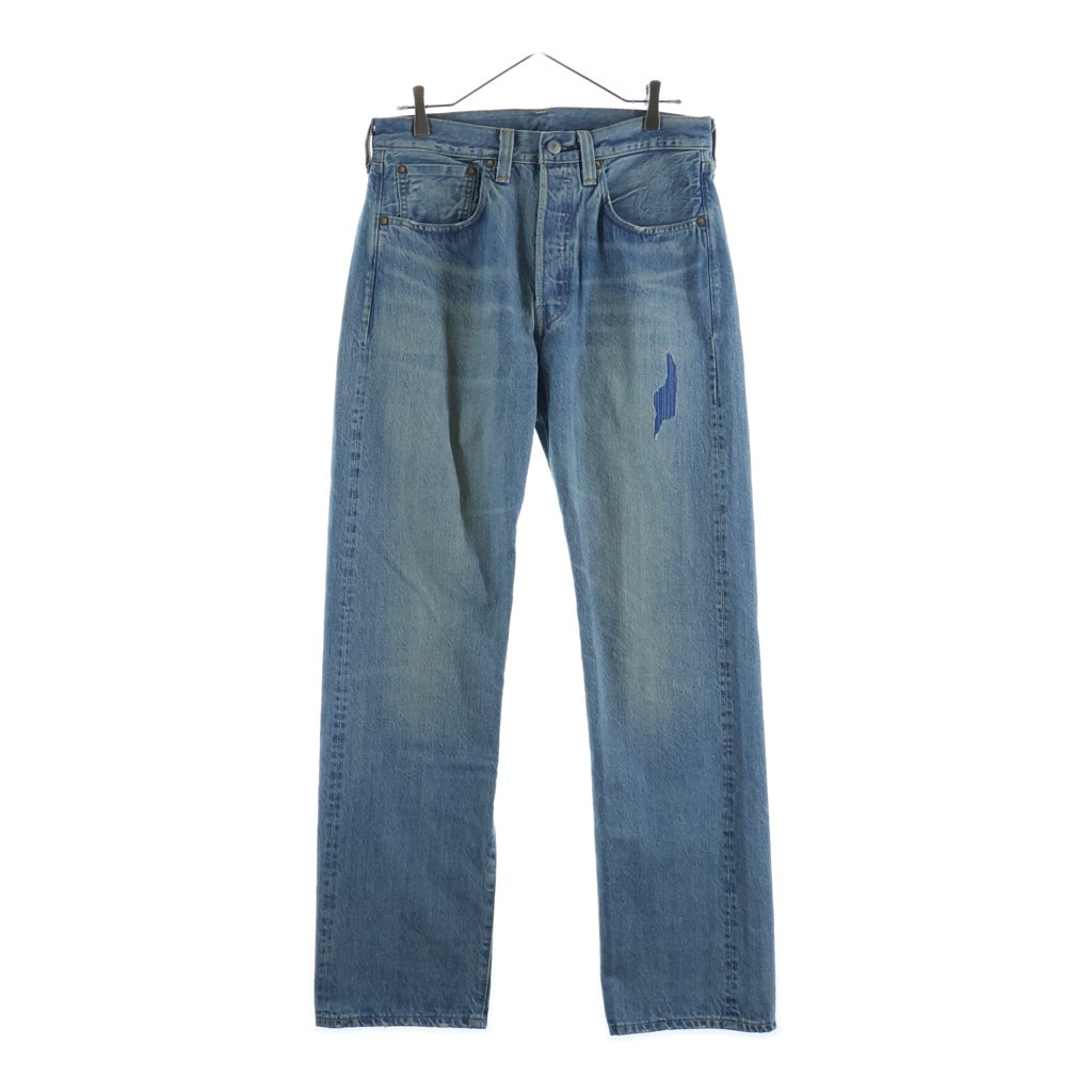 Levi's VINTAGE CLOTHING(リーバイス ビンテージ クロージング) 501XX 1947モデル 復刻 ボタン裏3015 カウレザーパッチ ボタンフライデニムパンツ インディゴ 47501-0220