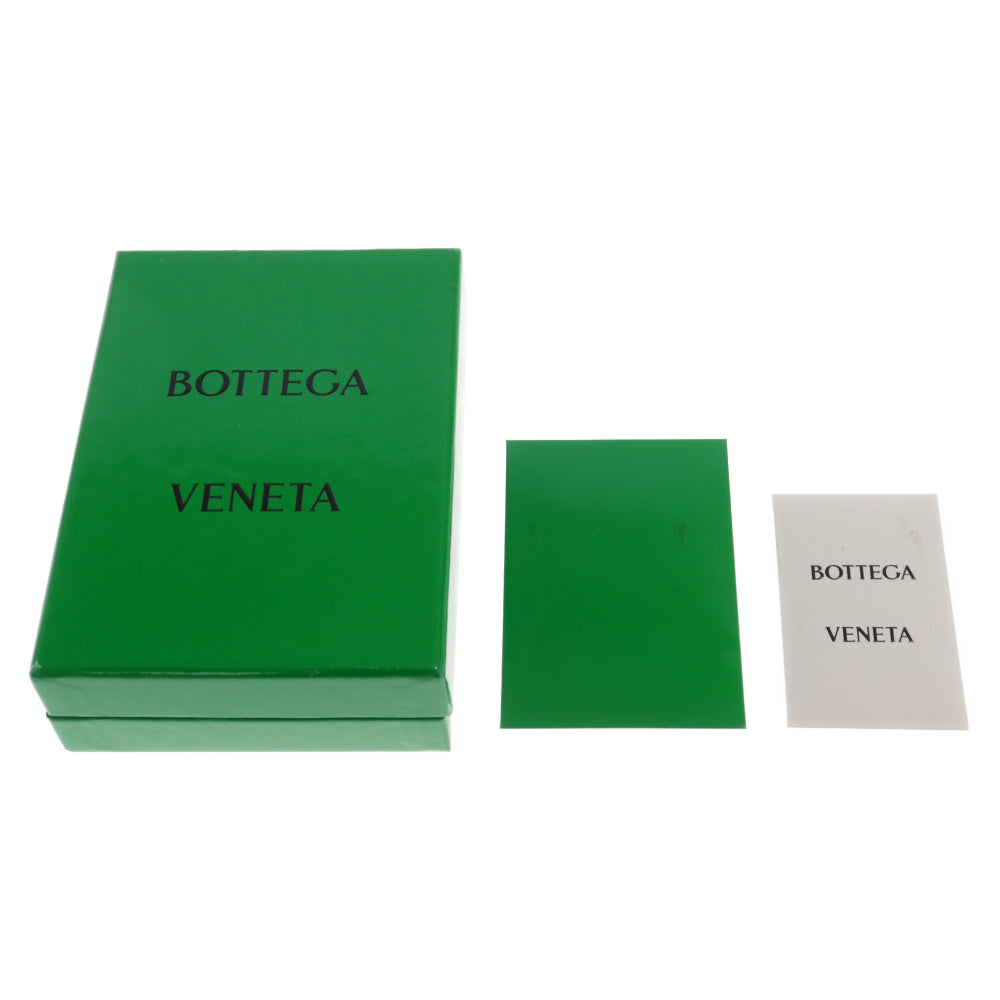 BOTTEGA VENETA(ボッテガヴェネタ) ファスナー付き カードケース ゴールド金具ブラック 667129