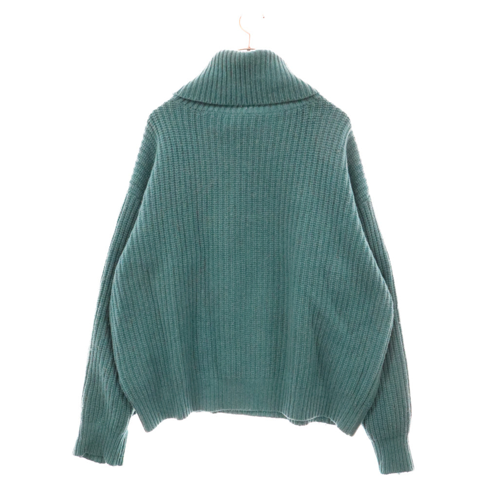 UNUSED(アンユーズド) 17AW 3G Turtle Neck Knit US1337 ウールタートルネックニットセーター グリーン